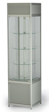 Rotating Glass Cabinet